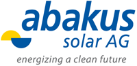 Logo abakus solar AG