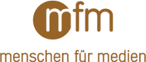 Logo mfm - menschen für medien