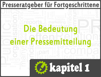 Bedeutung Pressemitteilung