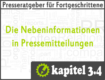 Nebeninformationen Pressemitteilung