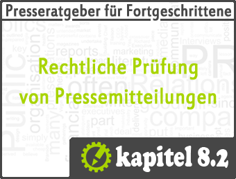 Rechtliches Pressemitteilung