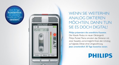 Das moderne Diktat mit Philips: Mandanten noch besser betreuen