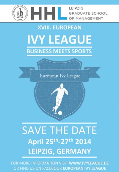 25. - 27. April 2014: Europäisches Fußballturnier an der HHL Leipzig Graduate School of Management