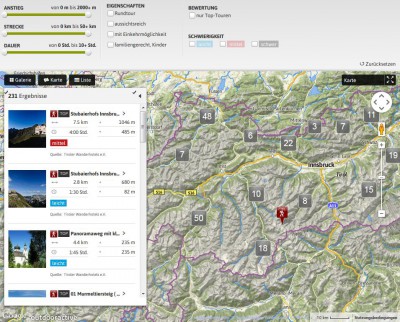 Über 200 der schönsten Wanderrouten in Tirol: das neue Tourenportal der Wanderhotels