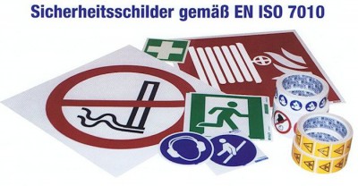 Sicherheitsschilder gemäß ISO 7010 - Mehr Sicherheit am Arbeitsplatz
