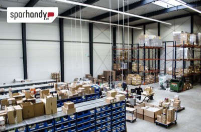 Sparhandy steigert Logistik-Kapazitäten um 300 Prozent auf bis zu 1 Million Pakete pro Jahr