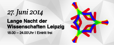 Campus Jahnallee: Programm zur Langen Nacht der Wissenschaften Leipzig am 27. Juni 2014