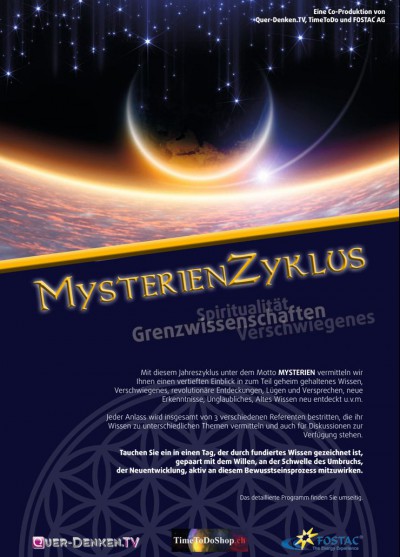 MysterienZyklus der FOSTAC AG: Grenzwissenschaften, Spiritualität und Verschwiegenes