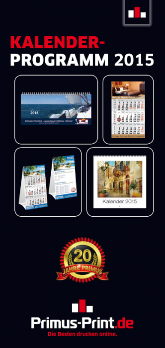 Primus-Print.de senkt massiv seine Kalenderpreise für das Jahr 2015