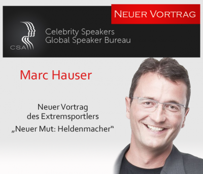 CSA Redner Marc Hauser: vom Weltrekord zur Mutmacher Rede