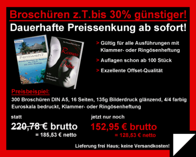 Primus-Print.de senkt Preise für Broschüren um bis zu 30 Prozent