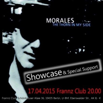 Showcase am 17.04.2015 von MORALES Live und Verlosung von Tickets und CDs!