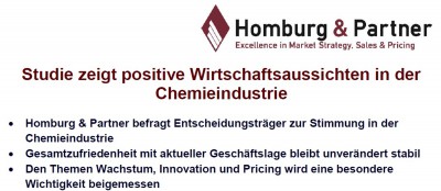 Studie zeigt positive Wirtschaftsaussichten in der Chemieindustrie