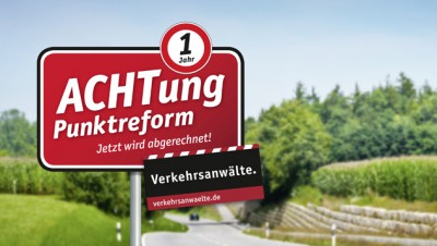 Punktreform  ein Jahr danach: Kein Punktsieg für die Verkehrssicherheit