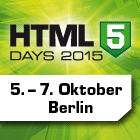HTML5 Days 2015 in Berlin
