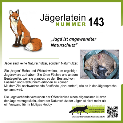 Jagd und Naturschutz - ein Zielkonflikt per se