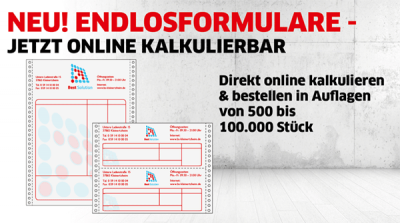 Endlosformulare bei Primus-Print.de jetzt online kalkulierbar