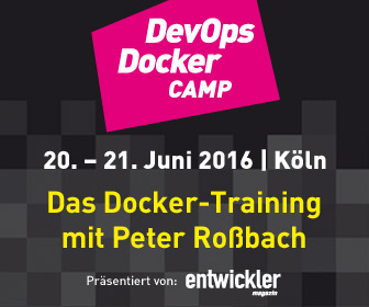 Neuer Termin für das DevOps Docker Camp mit Peter Roßbach: 20. - 21. Juni in Köln