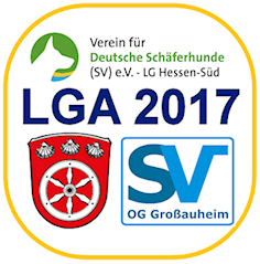 LandesgruppenausscheidungsprÃ¼fung (LGA) der SV-LG Hessen-SÃ¼d am 19./20.8.2017 in Hanau-GroÃŸauheim