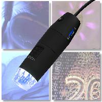 Dank UV Beleuchtung ist der neue UV-USB-Mikroskop PCE-MM 200UV unschlagbar