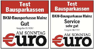 BKM erhält sehr gut im Bausparkassentest von Euro am Sonntag