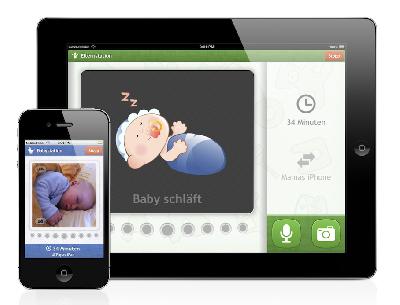 Mit dem Babyphone 3G können Eltern nun mit dem iPhone oder iPad auf ihre Babies aufpassen