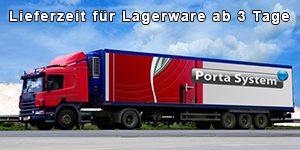 Porta System Onlineshop bietet deutschlandweit günstigste Versandkosten