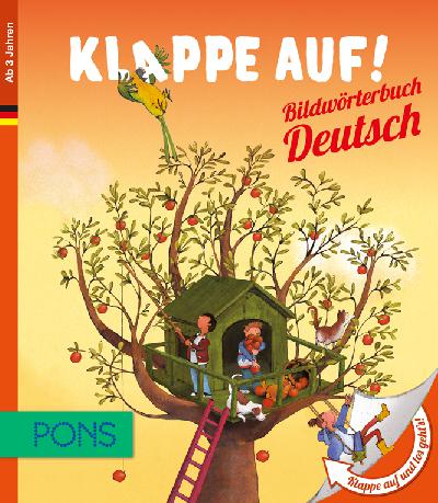 Klappe auf - und los geplappert. PONS Bildwörterbücher in Deutsch und Englisch fördern bei Kindern die Freude am Sprechen (Bild)