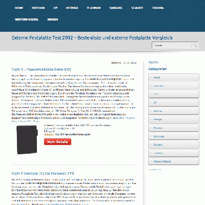Externe Festplatte Testberichte