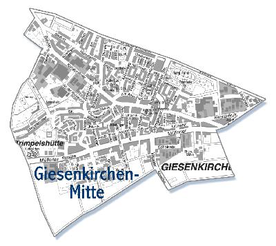 Stadtteile in Mönchengladbach