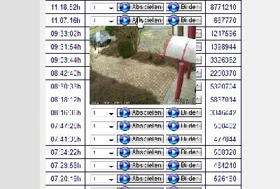 IP-Videoüberwachung mit Vorschausuche