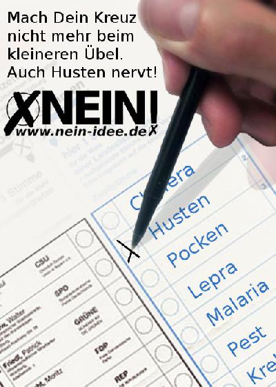 Wahlpflicht statt Wahlrecht? Oder lieber gleich die NEIN!-Idee?