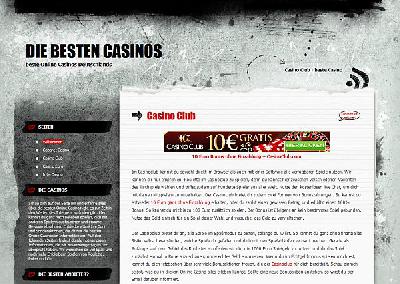 Die besten Online Casinos  - Casino Club weit vorn