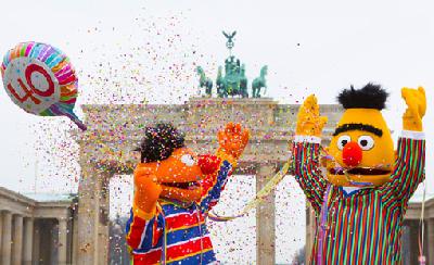 40 Jahre Sesamstrasse: Ernie, Bert & Co feiern runden Geburtstag