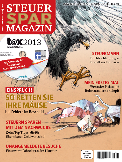 Ab sofort am Kiosk: Das Steuer-Spar-Magazin 2013