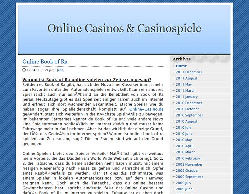 Exklusive Angebote auf Casinos.Tblog.com