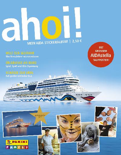 Kreuzfahrtreederei AIDA bringt Panini-Hefte an Bord