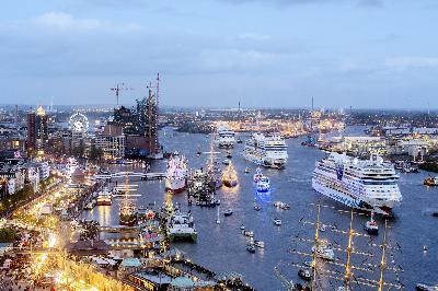 Kreuzfahrtreederei AIDA Cruises ist Hauptsponsor des 824. HAFENGEBURTSTAG HAMBURG