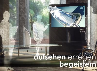 Weltneuheit: UNITED ENTERTAIN präsentiert 50-Zoll-Display mit 4K-Auflösung in brillenfreiem 3D