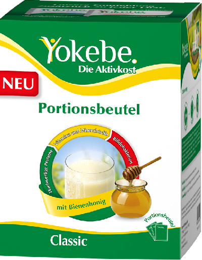 Abnehmen mit Yokebe  Die Aktivkost jetzt auch im praktischen Portionsbeutel. Ideal für unterwegs!