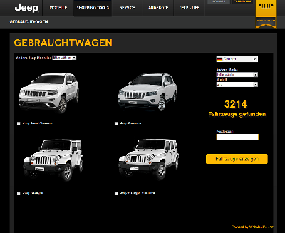 Jeep setzt weiterhin auf die Technologie von WebMobil24