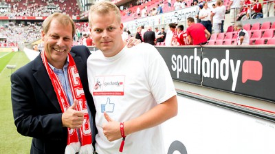 Sparhandy.de ist ab sofort Premium-Sponsor des 1. FC Köln