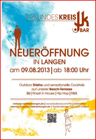 In aller Freundschaft: FREUNDESKREIS Shisha-Lounge und Bar eröffnet in Langen