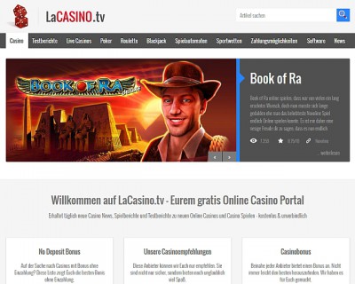 LaCasino.tv - Online Casino Spiele in Deutschland