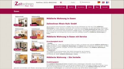 Zeitwohnen Rhein Ruhr GmbH wächst überproportional in Essen