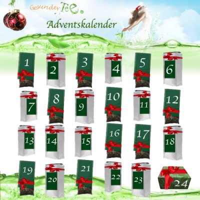 Gesunder Gewinn für alle. GesunderTee.de veröffentlicht Adventskalender