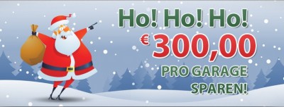 Ho Ho Ho: Mit MC-Garagen 300 Euro pro Garage sparen