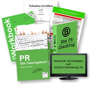 Crashkurs PR:  komplettes Trainingsprogramm rund ums Thema Pressearbeit