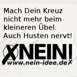 Logo NEIN!-Idee