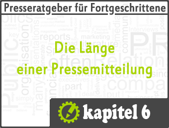 Umfang Pressemitteilung